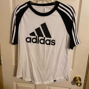black adidas shirt